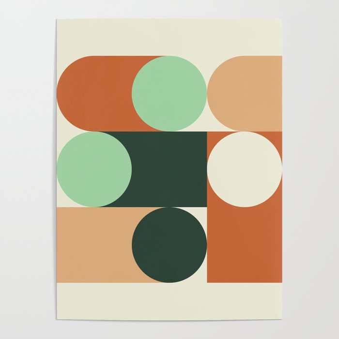 Modern Geometric 84A Poster Gallery Image 1