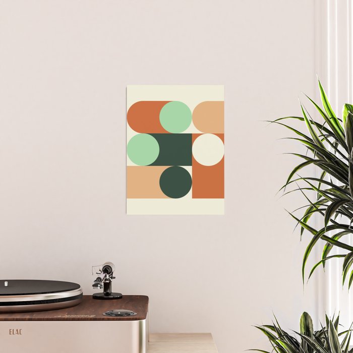 Modern Geometric 84A Poster Gallery Image 2