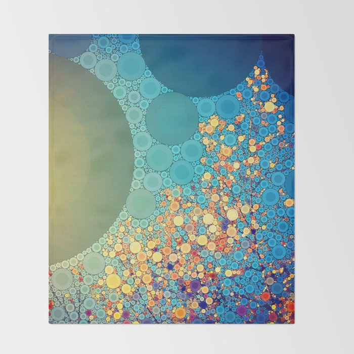 Sky and Leaves Throw Blanket Gallery Image 2