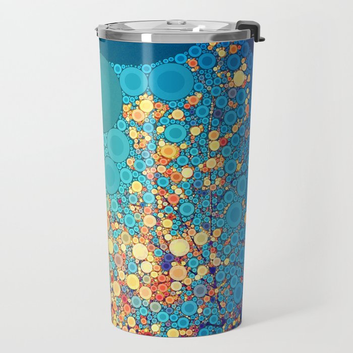 Sky and Leaves Travel Mug Gallery Image 2