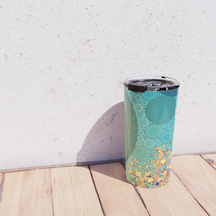 Sky and Leaves Travel Mug Gallery Image 4