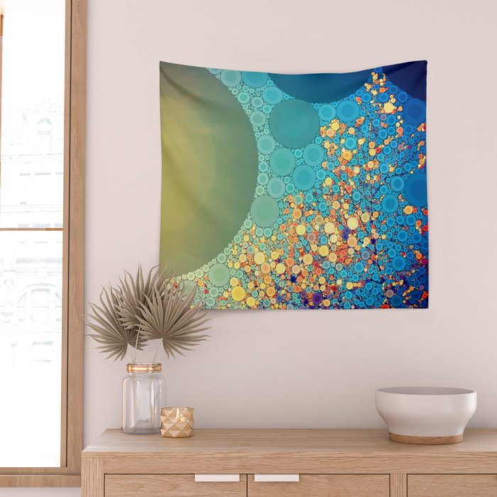 Sky and Leaves Wall Tapestry Gallery Image 2