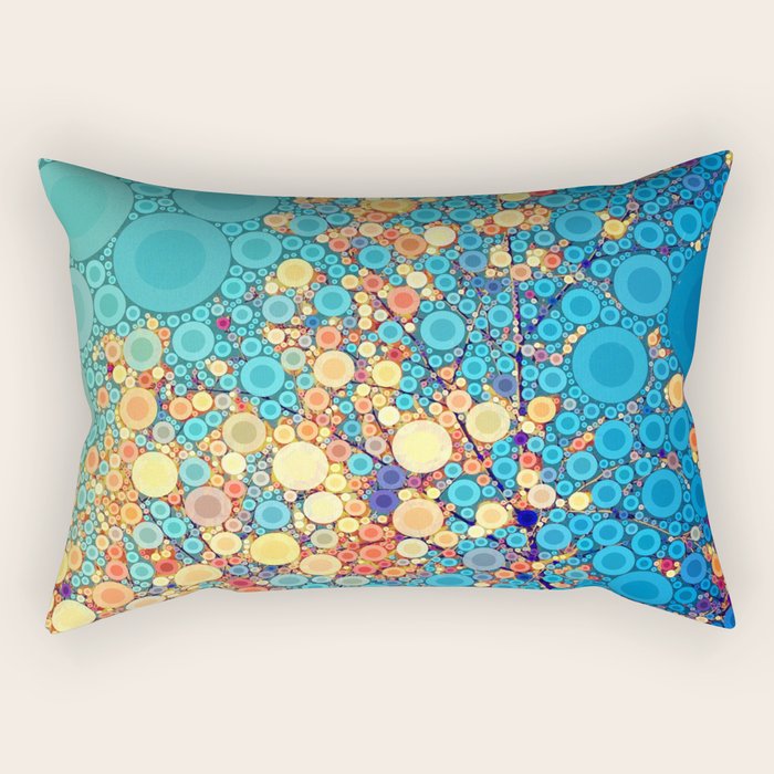 Sky and Leaves Rectangular Pillow Gallery Image 2