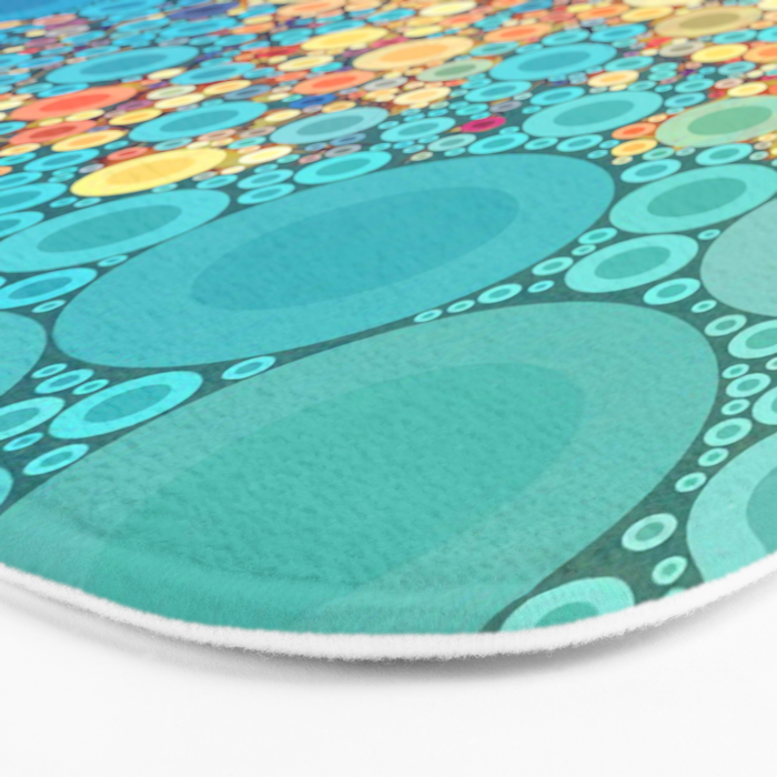 Sky and Leaves Bath Mat Gallery Image 3