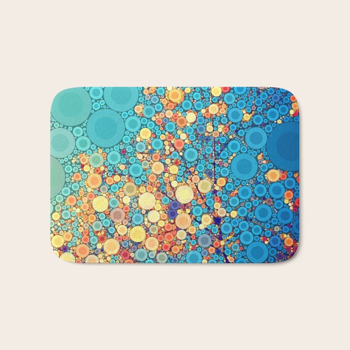 Sky and Leaves Bath Mat Gallery Image 1