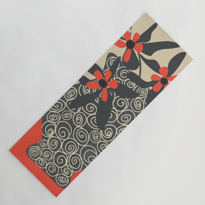 Modern Bloom 3 Yoga Mat Gallery Image 1