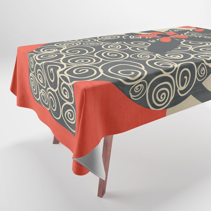 Modern Bloom 3 Tablecloth Gallery Image 1