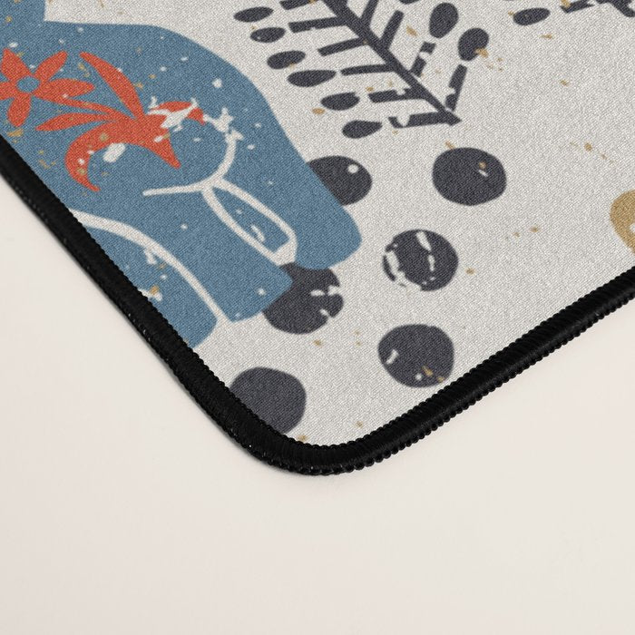 Happy nordic Wolpertinger light Desk Mat Gallery Image 4