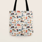 Happy nordic Wolpertinger light Tote Bag Gallery Image 1