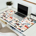 Happy nordic Wolpertinger light Desk Mat Gallery Image 2