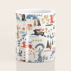 Happy nordic Wolpertinger light Coffee Mug Gallery Image 4