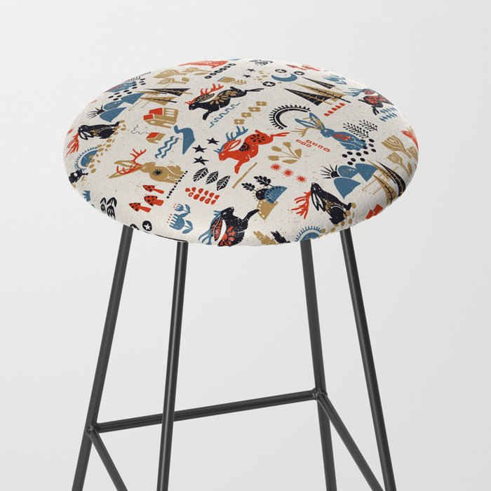 Happy nordic Wolpertinger light Stool Gallery Image 2