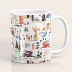 Happy nordic Wolpertinger light Coffee Mug Gallery Image 1