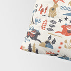 Happy nordic Wolpertinger light Pillow Sham Gallery Image 4