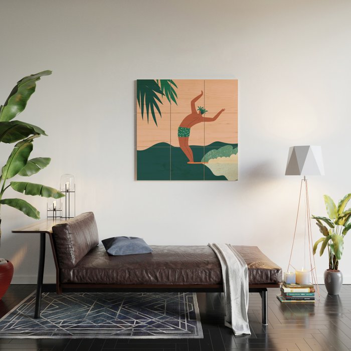 Go with a flow Wood Wall Art Gallery Image 2