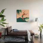Go with a flow Wood Wall Art Gallery Image 2