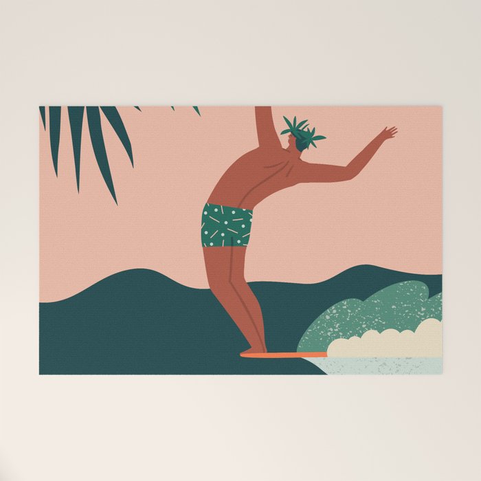 Go with a flow Welcome Mat Gallery Image 1