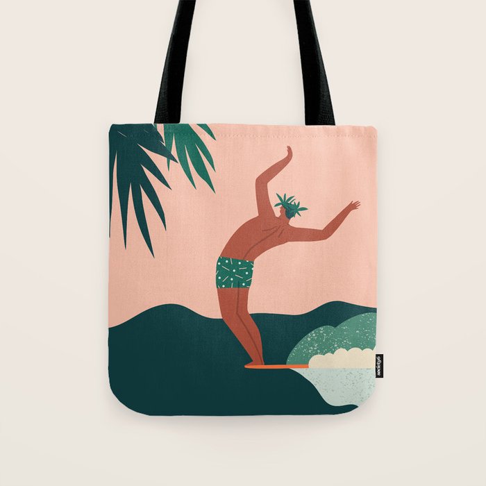 Go with a flow Tote Bag Gallery Image 1