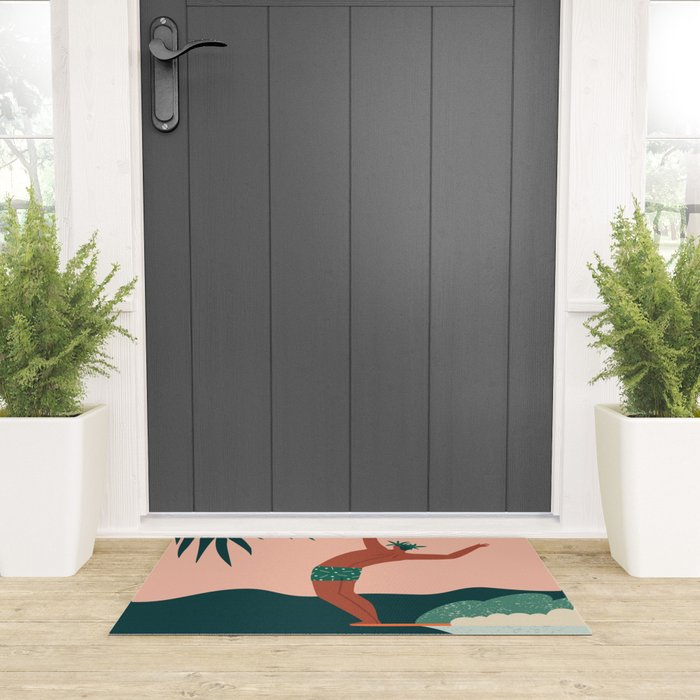 Go with a flow Welcome Mat Gallery Image 3