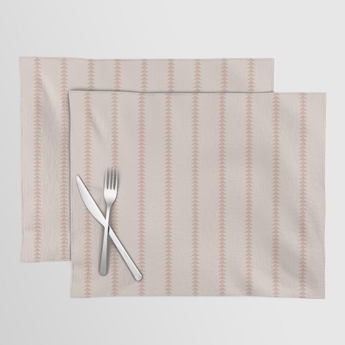 Minimal Triangles - Natural Placemat Gallery Image 1