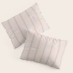 Minimal Triangles - Natural Pillow Sham Gallery Image 3