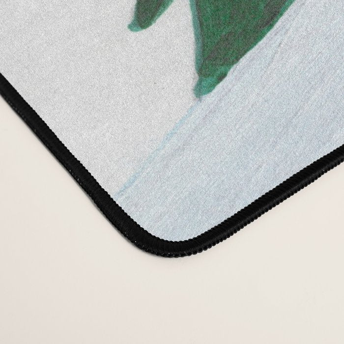 Woman with dog in the mountains Desk Mat Gallery Image 4