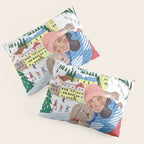 Woman with dog in the mountains Pillow Sham Gallery Image 3