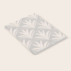 Boho Rustic Palm Radiance Soft Grey Notebook Gallery Image 2