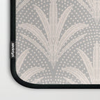 Boho Rustic Palm Radiance Soft Grey Laptop Sleeve Gallery Image 3