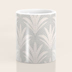 Boho Rustic Palm Radiance Soft Grey Coffee Mug Gallery Image 4