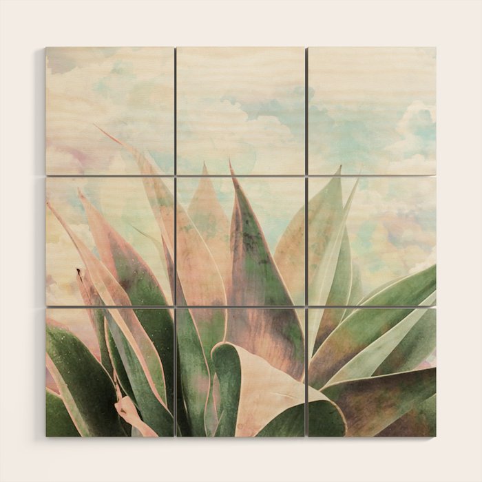 Landscape plant paint Wood Wall Art Gallery Image 1