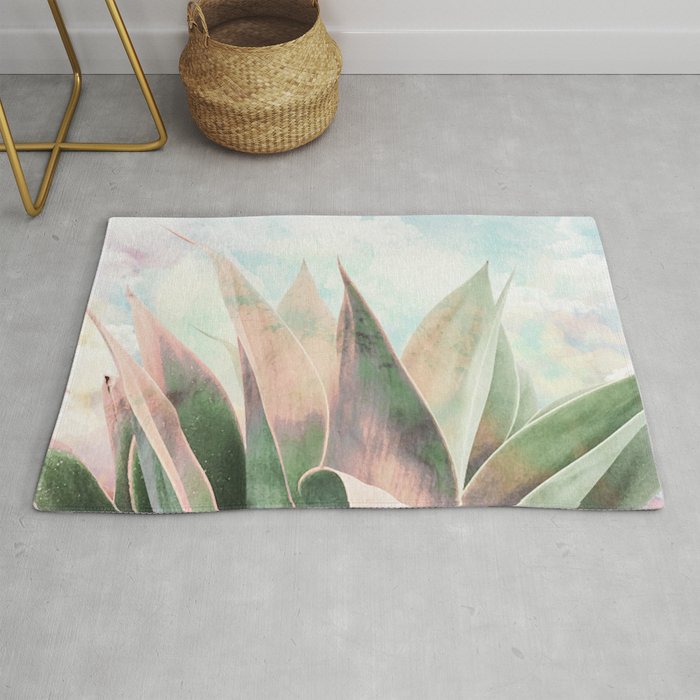Landscape plant paint Rug Gallery Image 1