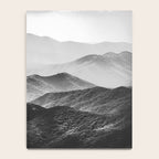 Glimpse - Black and White Mountains Landscape Nature Photography Notebook Gallery Image 4