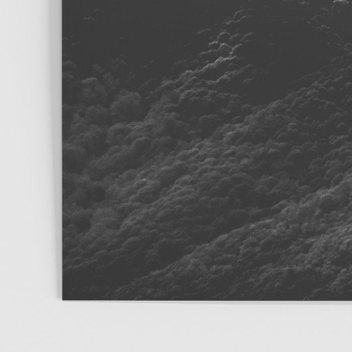 Glimpse - Black and White Mountains Landscape Nature Photography Poster Gallery Image 3