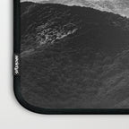 Glimpse - Black and White Mountains Landscape Nature Photography Laptop Sleeve Gallery Image 3