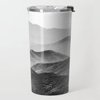 Glimpse - Black and White Mountains Landscape Nature Photography Travel Mug Gallery Image 2