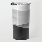 Glimpse - Black and White Mountains Landscape Nature Photography Travel Mug Gallery Image 3