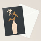 Minimal Abstract Art Vase Flower 4 Stationery Card Gallery Image 2