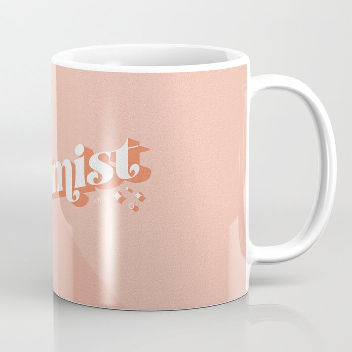 Optimist - Blush Coffee Mug Gallery Image 1