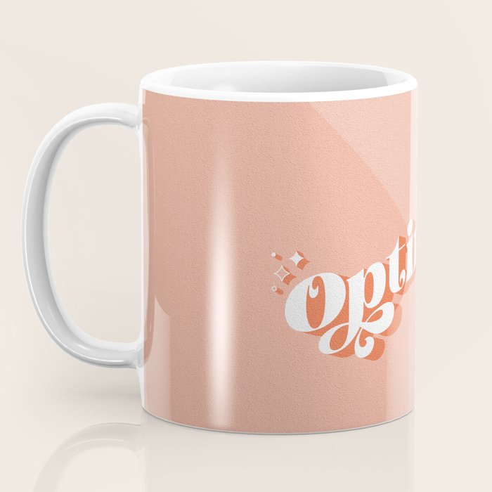 Optimist - Blush Coffee Mug Gallery Image 3
