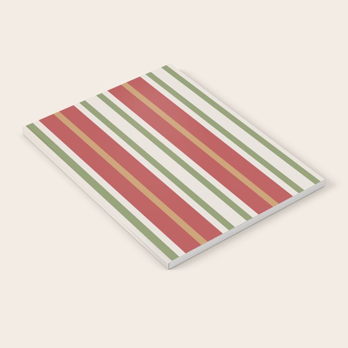 Retro Striped Color Harmony Notebook Gallery Image 2