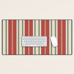 Retro Striped Color Harmony Desk Mat Gallery Image 1