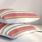 Retro Striped Color Harmony Pillow Sham Gallery Image 3