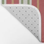 Retro Striped Color Harmony Bath Mat Gallery Image 2