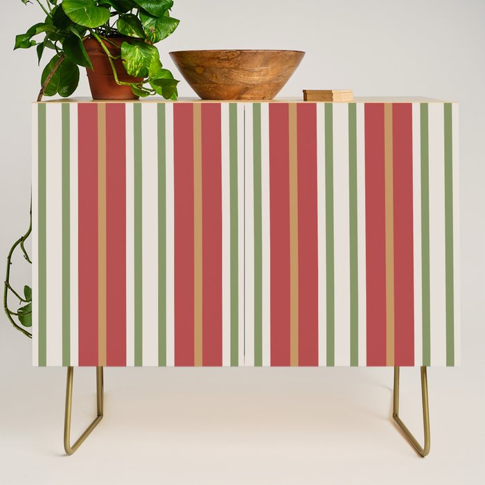 Retro Striped Color Harmony Credenza Gallery Image 1
