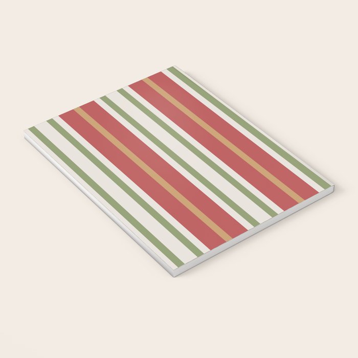 Retro Striped Color Harmony Notebook Gallery Image 3