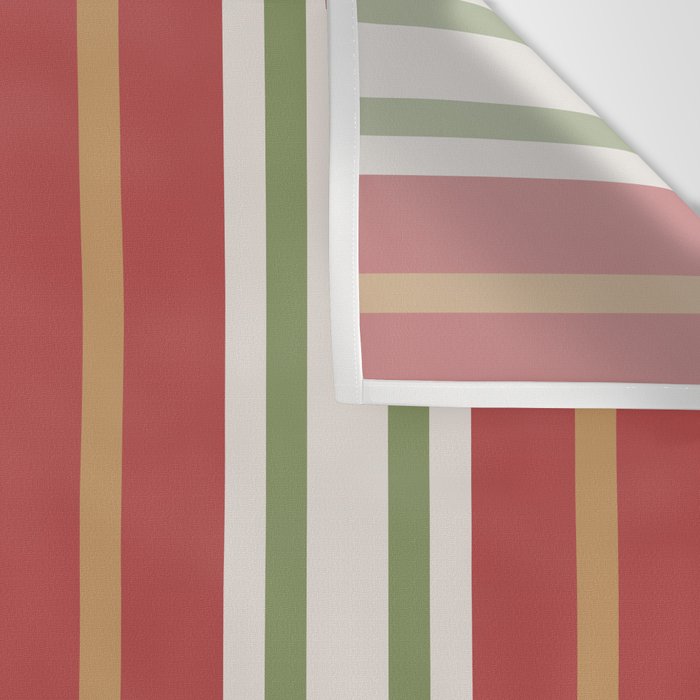 Retro Striped Color Harmony Wall Tapestry Gallery Image 3