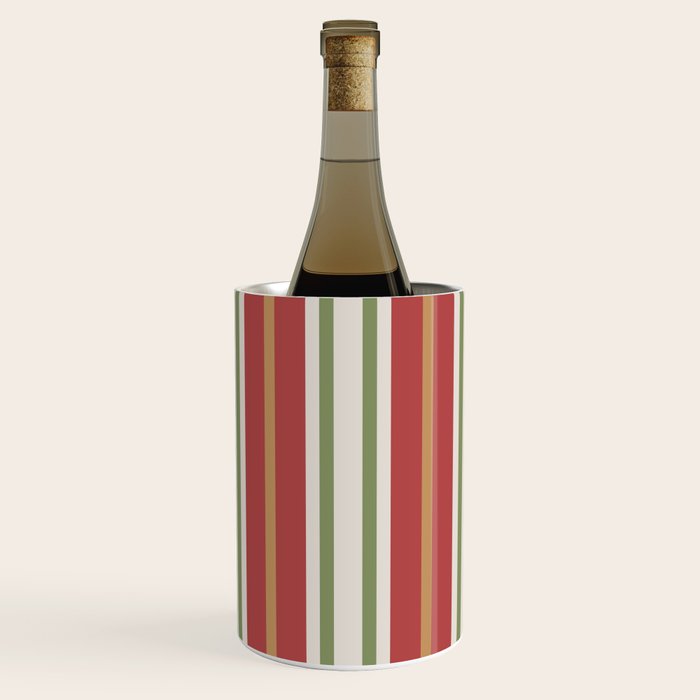 Retro Striped Color Harmony Wine Chiller Gallery Image 1