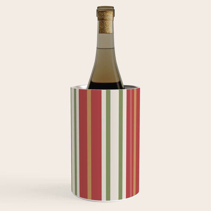 Retro Striped Color Harmony Wine Chiller Gallery Image 2