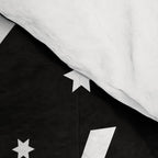 Lightning Bolt Pattern (white/black) Comforter Gallery Image 4